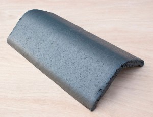 Concrete ridge tiles