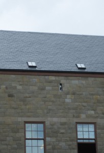 JRC's Spanish slate on the roof